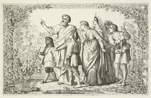 Ilustrace pro The Pilgrims Progress od Johna Bunyana od English School