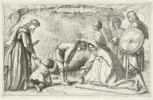 Ilustrace pro The Pilgrims Progress od Johna Bunyana od English School