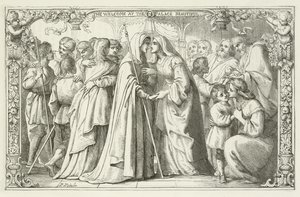 Ilustrace pro The Pilgrims Progress od Johna Bunyana od English School