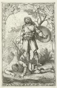 Ilustrace pro The Pilgrims Progress od Johna Bunyana od English School