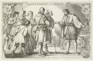 Ilustrace pro The Pilgrims Progress od Johna Bunyana od English School