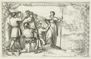 Ilustrace pro The Pilgrims Progress od Johna Bunyana od English School