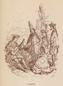 Ilustrace k románu The Virginians od Thackeraye (litografie) od English School