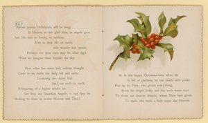 Ilustrace pro Tidings Of Joy od Dory Ross (barevná litografie) od English School