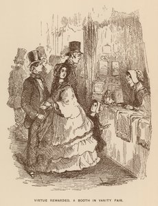 Ilustrace pro Vanity Fair od Thackeray od English School