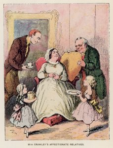 Ilustrace pro Vanity Fair od Thackeray od English School