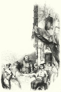 Ilustrace k opeře La Juive od Fromentala Halevyho (rytina) od English School