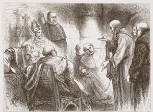 Ilustrace z Dějin protestantismu od Jamese Aitkena Wylie (1808-1890), hospoda. 1878 od English School