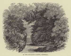 In the Vicarage Garden, Bremhill (rytina) od English School
