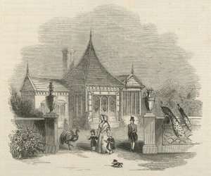 V areálu Buckinghamského paláce od English School