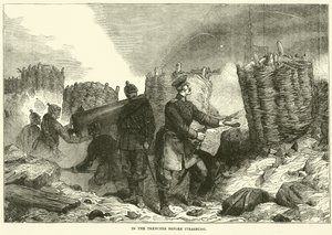 V zákopech před Štrasburkem, září 1870 od English School