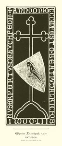 Vyřezávaná deska (rytina) od English School
