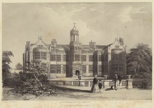 Ingestrie, Staffordshire (rytina) od English School