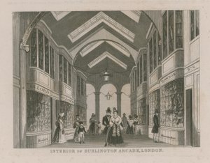 Interiér Burlington Arcade od English School