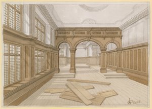 Interiér Old Admirality Court, Doctor Commons od English School