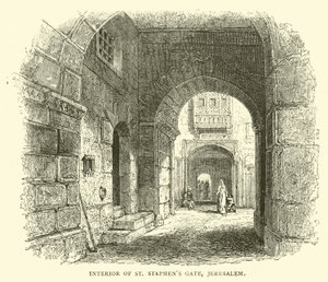Interiér St Stephens Gate, Jeruzalém od English School