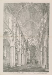 Interiér kostela svatého Michala od English School