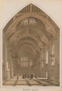 Interiér Guildhall, Londýn od English School