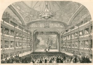 Interiér italské opery, Covent Garden, Londýn od English School