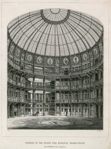Interiér New Coal Exchange, Thames Street od English School