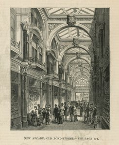 Interiér nové pasáže na Old Bond Street od English School