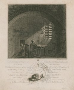 Vnitřní pohled na věznici Coldbath Fields od English School