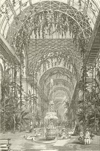 Vnitřní pohled na Crystal Palace, Sydenham od English School