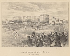 Mezinárodní kriketový zápas na Kennington Oval od English School