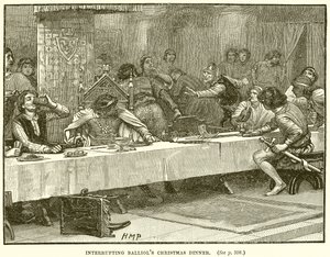 Přerušení Balliols vánoční večeře od English School