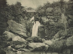 Inversnaid Falls, Loch Lomond (chromolitho) od English School