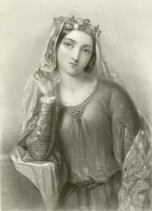 Isabella z Angouleme, královna krále Jana od English School