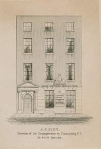 J Green, Music Warehouse a Piano Forte Manufactory od English School