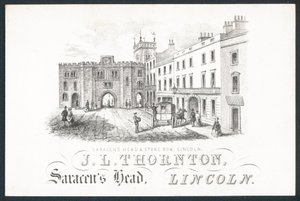 J L Thornton, obchodní karta od English School