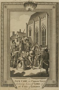 Jack Cade v Cannon Street se prohlásil za Lorda City of London od English School