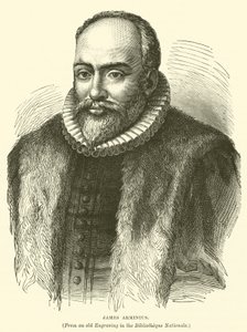 James Arminius (rytina) od English School