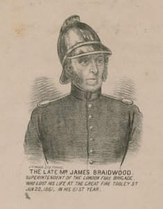 James Braidwood, superintendant londýnského hasičského sboru od English School