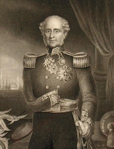 James Henry Somerset Fitzroy (1788-1855) 1. baron Raglan (rytina) od English School