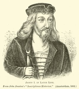 Jakub I. v pozdějším životě od English School