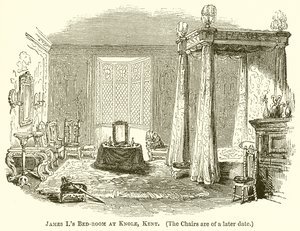 James Is Bed-Room v Knole, Kent od English School