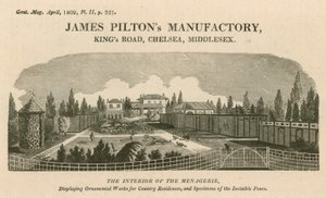 James Piltons Manufactory, Kings Road, Chelsea od English School