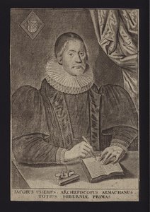 James Ussher, irský protestantský duchovní (rytina) od English School