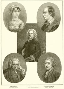 Hrají: Jane Austen, Laurence Sterne, Samuel Richardson, Oliver Goldsmith, Tobias Smollett od English School