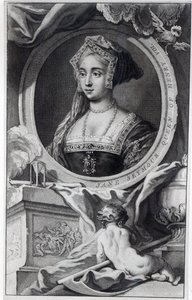 Jane Seymour, vyrytý Jacobus Houbraken, 1746 od English School