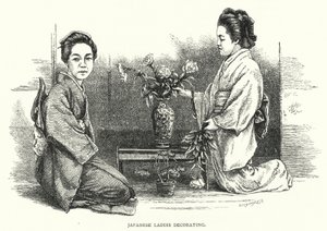Japonské dámské zdobení (rytí) od English School