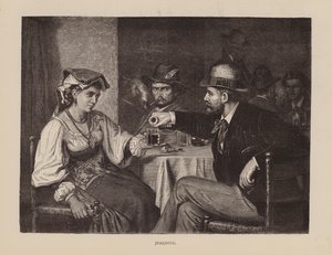 Žárlivost (rytina) od English School