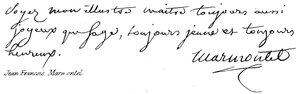 Jean Francois Marmontel od English School