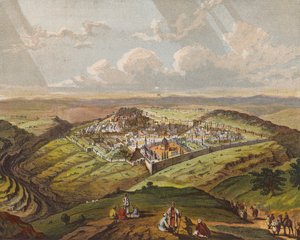 Jeruzalém (barevná litografie) od English School