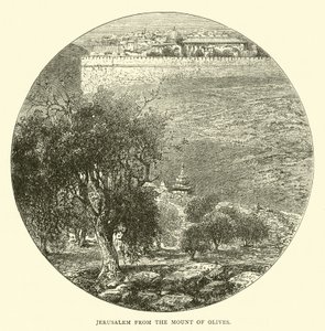 Jeruzalém z Olivetské hory od English School