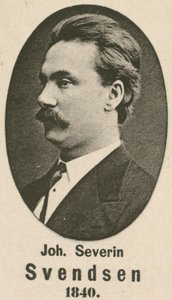 Johan Severin Svendsen (rytina) od English School