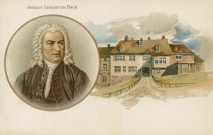 Johann Sebastian Bach , německý skladatel a hudebník od English School